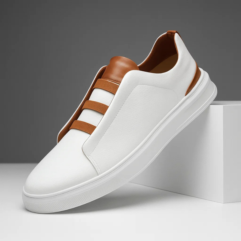 Chelsea-Sneaker aus echtem Leder