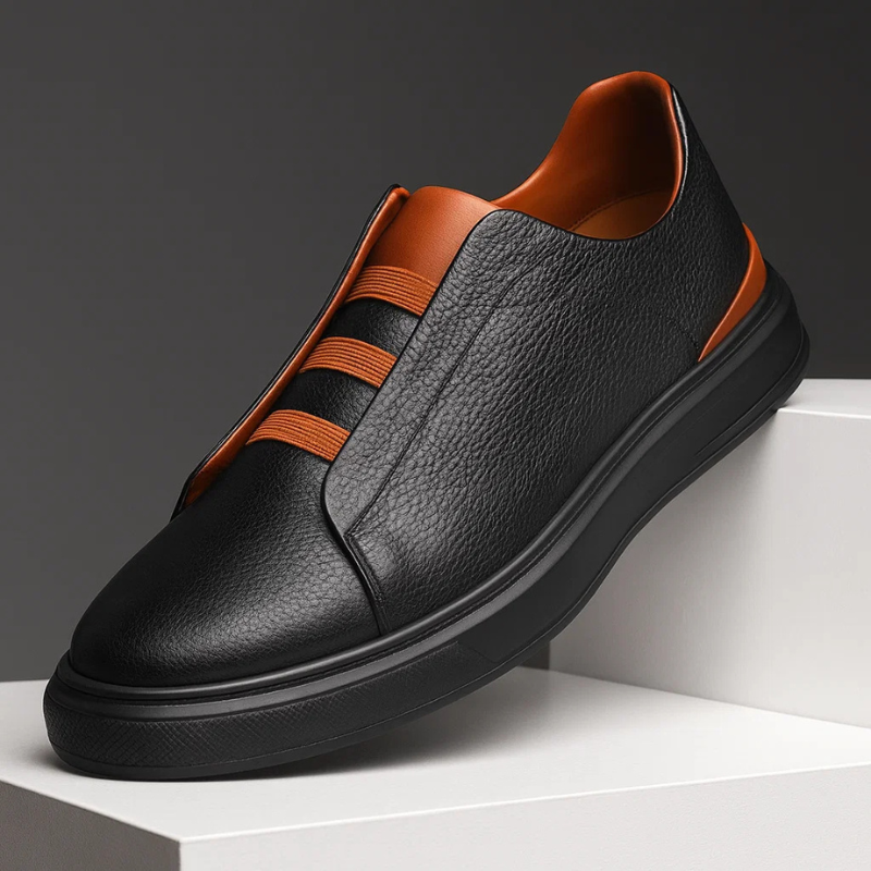 Chelsea-Sneaker aus echtem Leder