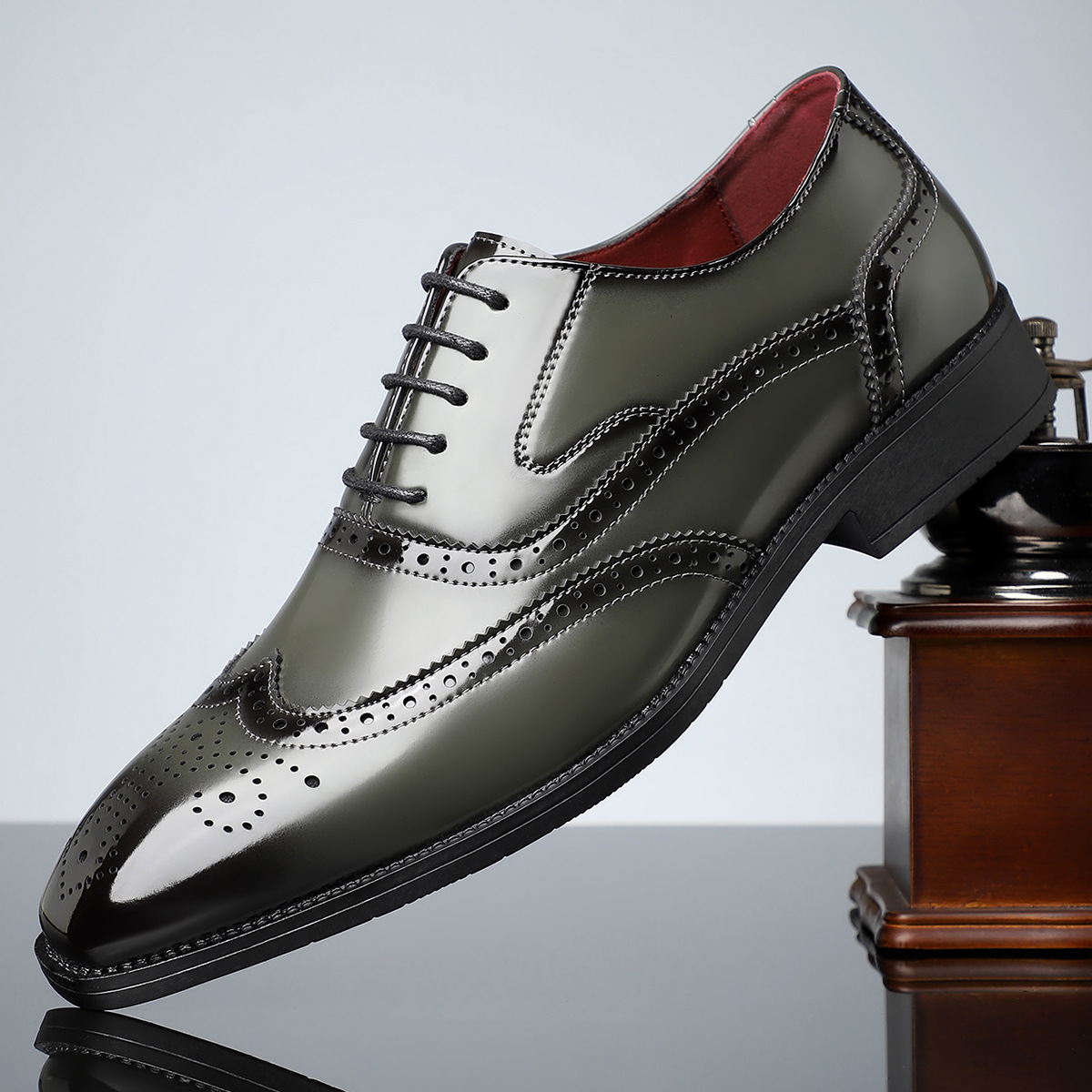 Cambridge Leder Brogue Business-Schuhe