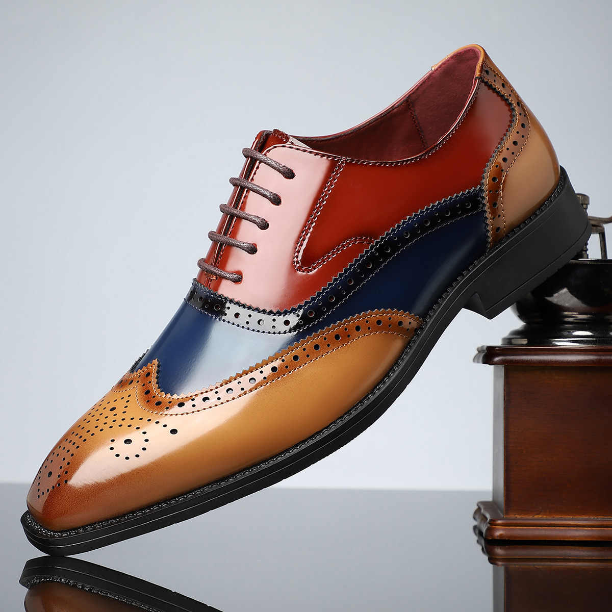 Cambridge Leder Brogue Business-Schuhe