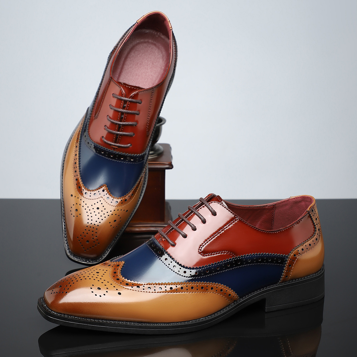 Cambridge Leder Brogue Business-Schuhe