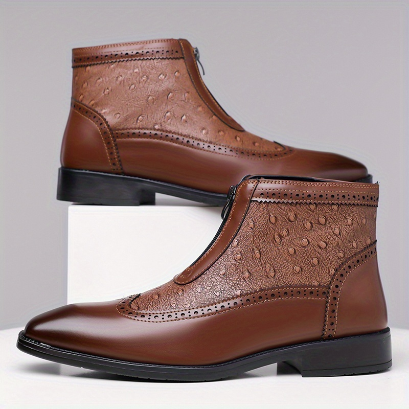 Belmont Stiefel aus Straußenleder