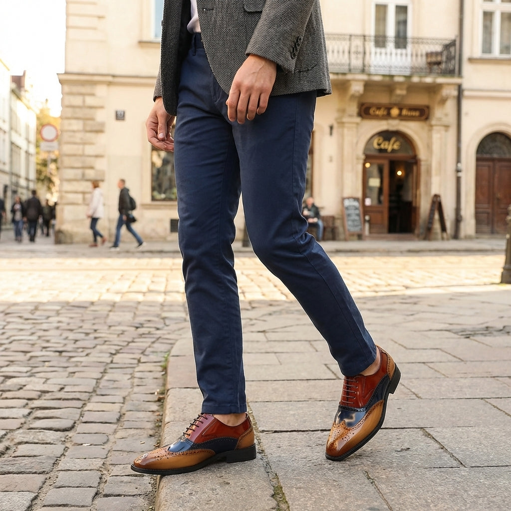 Cambridge Leder Brogue Business-Schuhe