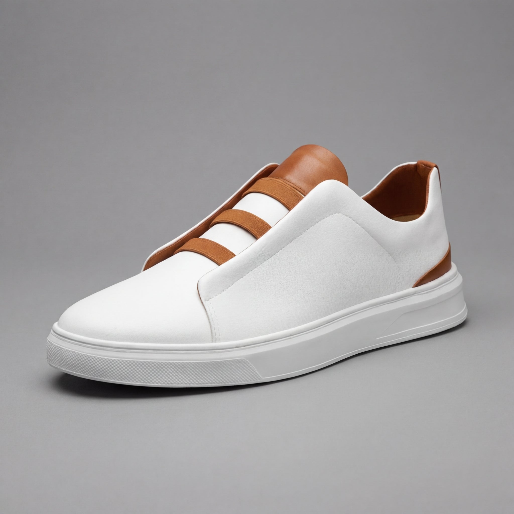 Chelsea-Sneaker aus echtem Leder